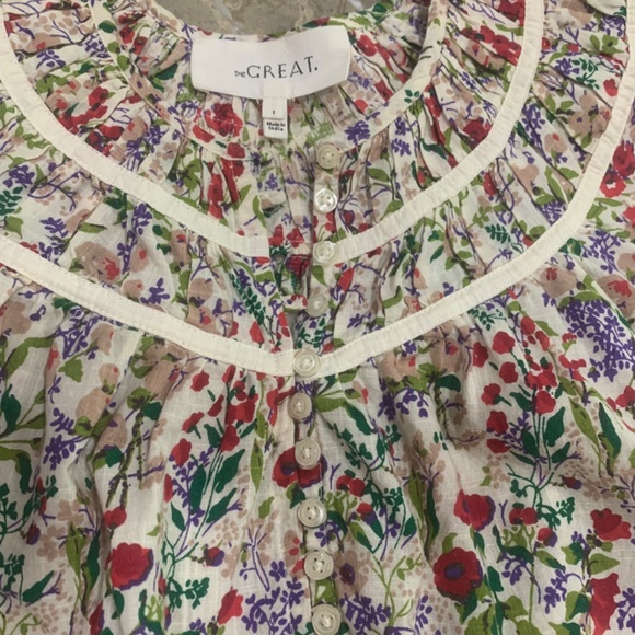 The GREAT Prairie Top, Floral Print, Size Medium - Picture 3 of 11